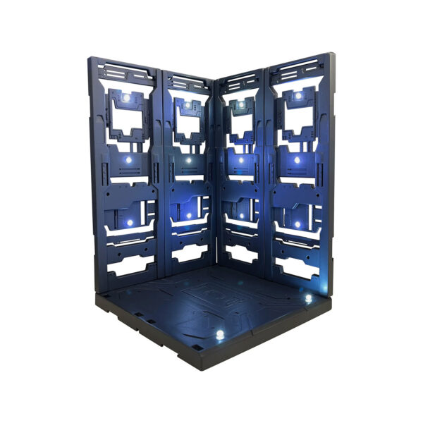 Base Display Hangar LED Wonder Way Soporte para Figuras y Modelos Mecha