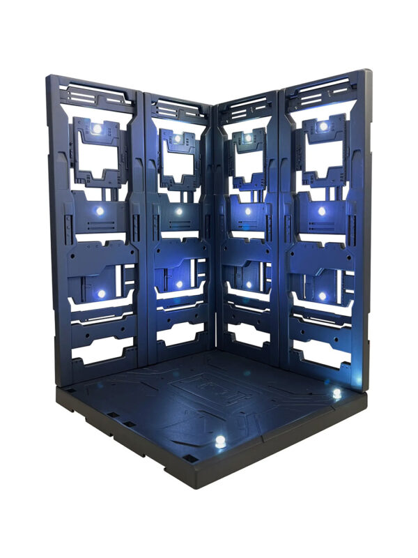 Base Display Hangar LED Wonder Way Soporte para Figuras y Modelos Mecha