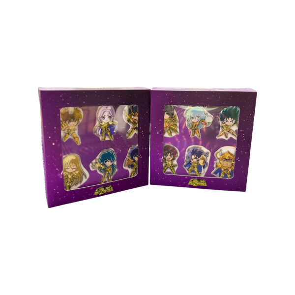 Set de 12 pines Gold Saints Saint Seiya Concierto Pegasus Fantasy III Grand Finale