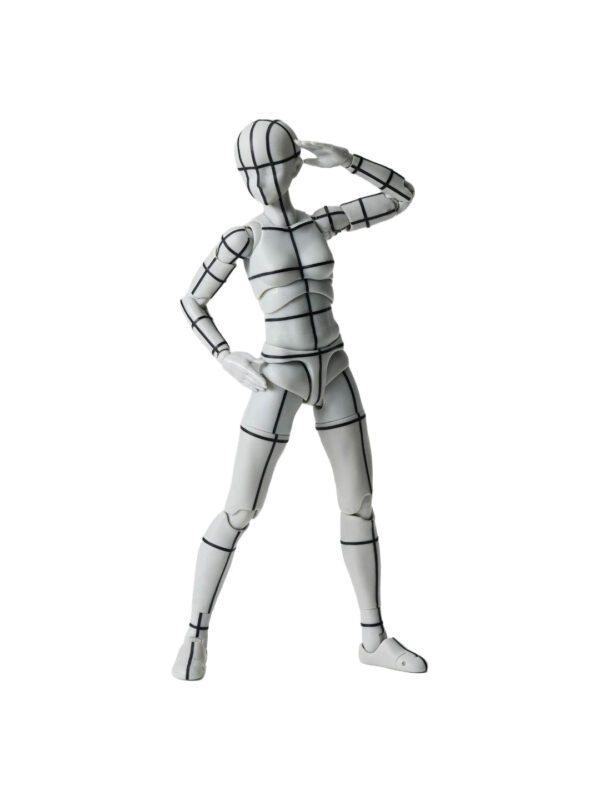 Body-chan Sports Edition Wireframe Gray Color Ver. – S.H.Figuarts